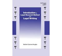 Bethel Uzoma Ih Introduction to Legal Research Method and Legal Wri (Tascabile)