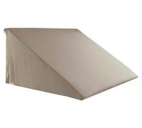 Beties BasicSoft Federa per Cuscino a Cuneo, 62 x 49 x 30 cm, 100% Cotone Jersey, per Cuscino da Lettura, Colore: Tortora