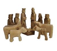 Betlemme Gifts TM - Set di 12 presepi in legno di ulivo per bambini, set da 3 pollici