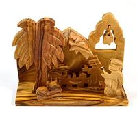 Betlemme Olive Wood Christmas Presepe Ornamenti da Israele Terra Santa