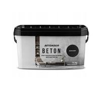Betondur BETON - Rivestimento murale decorativo effetto cemento - 14 kg - Colore nero - Finitura cemento per interni - Stile loft e industriale