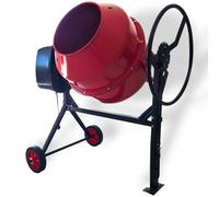 Betoniera elettrica Laterale Monofase 180 litri 800W in acciaio e ghisa