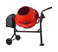 Betoniera Impastatrice Elettrica Miscelatore Cemento con Due Ruote con Certificazione CE. Disponibile da 70L 275W e 140L 550W (70L)