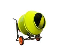 Betoniera Macchina impastatrice for mortaio a due ruote leggera con spinta manuale for la riparazione del giardino fai-da-te Portatile(XXL)