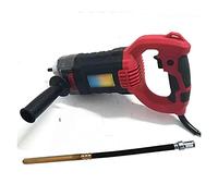 Betoniera, Rimozione della bolla di cemento elettrica del vibratore del vibratore del vibratore del vibratore della costruzione con 1m 1,2 m 1.5m. Tubo flessibile(1200W motor+1.5 meter rod tube)