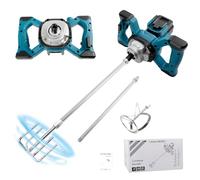 Betoniera senza fili per batteria Makita da 18 V, miscelatore a paletta senza spazzole, miscelatore per malta a 6 velocità, max 680 giri/min, agitatore elettrico per calcestruzzo per miscelare foraggi