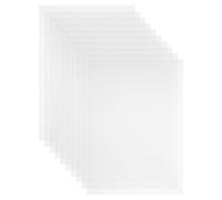 BETOOKY 10 Fogli di Pvc Trasparente A4 0,2 Mm Finitura Semitrasparente, Fogli Rigidi per Cornici e Protezione Immagini, Film Plastico Durevole per Formatura e Uso Decorativo