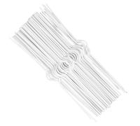 BETOOKY 100 pezzi Ganci in Ferro per Calendario Orizzontale Bianchi Ganci Flessibili per Appendere Calendari Striscioni e Poster Resistenti e Versatili per Uso Multiplo