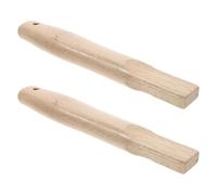 BETOOKY 2 Pezzi Manico in Legno per Martello Artiglio Piccolo, Compatibilità, Forma Ergonomica e Design a Foro Quadrato per Lavori di Falegnameria e Riparazioni