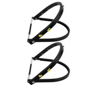 BETOOKY 2 Pezzi Supporto Completa da Schermo e Alluminio in Saldatura Lega a Nero Protezione Design Regolabile Antispruzzo Rotazione 180° per Caschi Lavoro per Ambienti