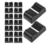 BETOOKY 20 Pezzi Manopole Fader Nere per Mixer Console, Tappi di Ricambio per Cursori Mixer, Accessori per Dj e Musicisti Portatili, Controllo Volume Preciso e Resistente