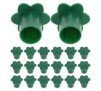 BETOOKY 25 Pezzi Copertura la Fiore Giardino in a Pali da Forma Plastica Verde, Protezione Stabile Le Previene Rottura delle estremità Durante Stagioni per Supporti Piante