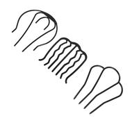BETOOKY 3 Pezzi Fermacapelli Donna in Ferro Nero, Forcine per Chignon Struttura Semplice e Portatile, Accessori per Acconciature Eleganti e Pratiche