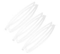 BETOOKY 3 Pezzi Tubetto Termorestringente Trasparente per Protezione Estremità Lacci e Cordini, Materiale Plastico, 4mm Diametro, per Uso Domestico e Sportivo