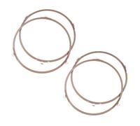 BETOOKY 4 Pezzi Anelli Girevoli per Microonde in Plastico Resistente al Calore e Agli Urti, Supporto per Piatto Crisp e Accessori Cottura Microonde