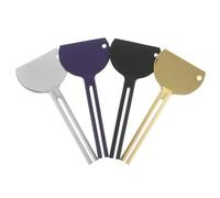 BETOOKY 4 pezzi Gadget spremi dentifricio: Rullo spremi tubo in metallo - Rullo manuale multiuso per dentifricio per uso in crema, pasta alimentare, colorante