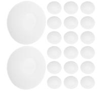 BETOOKY 50 Pezzi Cuscinetti Auricolari in Spugna 15Mm Bianchi Sostitutivi Compatibili Vari Modelli Copri Auricolari Morbidi e Traspiranti per Comfort Prolungato per Uso Quotidiano