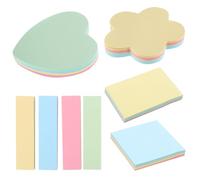 BETOOKY 500 Pezzi Adesivi Memo Autoadesivi in Carta Forme Adorabili a Cuore e Prugna, Design Semplice e Funzionale per Uso Domestico e Diario