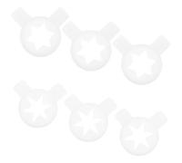 BETOOKY 6 Ugelli a Stella per Macchina per Gelato Commerciale, Accessori per Gelatiere Beccucci di Uscita e Tappo Modellatore, Set da 6 Pezzi per Cucine Professionali e Creazione