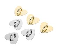 BETOOKY Accessori per Custodia del Telefono in Lega di Metallo a Forma di Cuore, 12pezzi, Decorazioni Fai da Te per Personalizzazione Custodie Cellulari