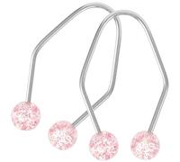 BETOOKY Allenatore Palla Acciaio le Fossette in Pezzi 2 di Guance Formare Inossidabile Decorativa, Strumento per Delicato sulla Pelle, Uso Domestico in Viaggio