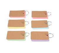 BETOOKY Blocchi Note Tascabili 6 Pezzi da 50 Fogli, Blocco Note per Appunti e Pianificazione, Carta Resistente per Scuola, Ufficio e Uso Personale, Agenda per Gestione