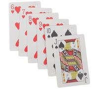 BETOOKY Carte da Poker in Braille per Non Vedenti, Mazzo Caratteri Grandi e Dimensioni Comode, Giochi Accessibili e Anziani Disabilità Visiva