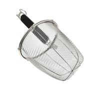 BETOOKY Cestello Cuocipasta in Acciaio Inox e Legno Manico, Setaccio per Pasta e Verdure, Facile da Usare e Sicuro la Cottura in Cucina
