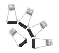 BETOOKY Chiusura Automatica per Porta con Cerniera a Molla a Farfalla 5 Pezzi, Molla di Torsione con Paracolpi in Gomma, Chiudiporta Silenzioso per Porte in Legno e Armadi,