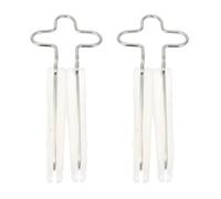 BETOOKY Clip Nasali per Dimagrire Naso 2 Pezzi in Silicone, Strumento per Modellare e Raddrizzare Naso Sollevamento della Punta, per Adulti e Uso Quotidiano