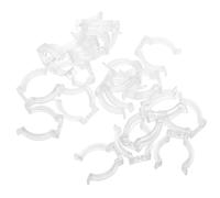 BETOOKY Clip per Lampada Fluorescente e Morsetti per Tubi Neon Trasparenti 20 Pezzi per Installazione Esterna di Luci a Tubo LED per Giardino e Patio