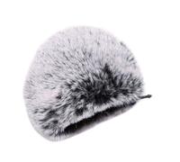 BETOOKY Copertura Antivento per Microfono in Peluche Funzione Anti-spruzzo e Riduzione Rumore Vento, Accessorio per Microfoni Professionali e Registrazioni All'aperto