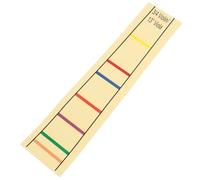 BETOOKY Etichette Adesive per Viola per Studenti Principianti Durante la Pratica e L'apprendimento Facili da Applicare 13 Pollici 3/4 in Carta Gialla Guida Colorata le Dita