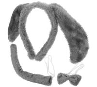 BETOOKY Fascia per Chioma Orecchie e Coda per Costume Cane, Set 1 Pezzo, Design Creativo e Facile da Indossare per Feste e Spettacoli