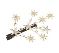 BETOOKY Fermaglio per Chioma Donna in Lega di Zinco Stelle Brillanti a Forma di Ramo, Accessorio Elegante per Decorazione Chioma, per Matrimoni e Banchetti
