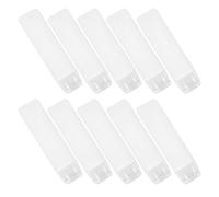 BETOOKY Flaconi da Viaggio 30 Ml 10 Pezzi, Tubetti di Plastica Comprimibili di Colore Chiaro Ricaricabili per Dentifricio e Lozioni, Contenitori Riutilizzabili Anti-perdita per