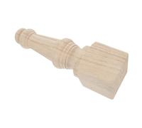 BETOOKY Gambe in Legno Massello per Mobili Stile Europeo, Supporto Solido e Forma Quadrata, Adatte per Sedie e Comò, Perfette per Progetto di Sostituzione Mobili in Soggiorno