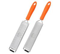 BETOOKY Grattugia per Cucina in Acciaio Inox 2 Pezzi, Affetta Formaggio e Taglierina per Frutta, Sicura da Usare Bordi Lisci, per Uso Domestico in Cucina