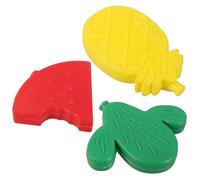 BETOOKY Impacco di Ghiaccio Riutilizzabile Sigillato 3 Pezzi Colore Rosso Verde Giallo per Contenitore Cubetti di Ghiaccio, Accessori Congelatore per Raffreddare Bevande Frutta e Torte