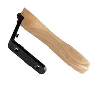 BETOOKY Manico per Ferro da Stiro a Vapore in Legno e Ferro, Ricambio Facile da Installare per Stiratore Caldaia, per Uso Domestico e Professionale