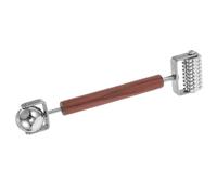 BETOOKY Massaggiatore Manuale Viso in Acciaio Inox Rullo Lifting Facciale 3D a Doppia Estremità per Contorno Occhi e Agopressione Strumento Portatile per Massaggio e Cura della Pelle Post