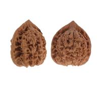 BETOOKY Palline di Noce per Massaggio Manuale 2 Pezzi da 43mm, Pallamano in Noce per Esercizi delle Mani, Massaggiatore Portatile per Agopressione e Stimolazione Punti Energetici,