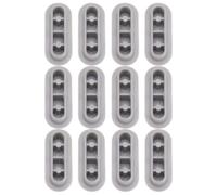 BETOOKY Paracolpi per Sedile Wc in Plastica Adesivo Forte 12 Pezzi Cuscinetti Ammortizzatori per Copriwater Mantengono Sedile Asciutto e Pulito per Uso Domestico e Bidet