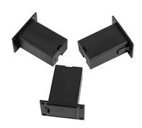 BETOOKY Portabatteria Compatibile e Nero in Plastica Pickup Chitarra 9v 3 Pezzi Accessorio Pratico Bassi e Chitarre Musicisti e Studenti