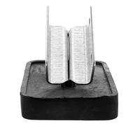 BETOOKY Protezione Piedi Scala in Gomma Spessa Antiscivolo Piedini per Scale Pieghevoli Stabilizzatore per Uso Interno ed Esterno