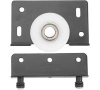 BETOOKY Puleggia per Porte Scorrevoli 2 Pezzi in Metallo e Plastica, Rulli Silenziosi per Armadi e Mobili, Accessori per Ferramenta Porte Scorrevoli in Vetro, Binario Compatibile per Uso