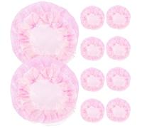 BETOOKY Retine per Chioma per Chignon da Balletto 10 Pezzi Rosa Rete Copri Chignon Invisibile Morbida e Resistente Accessori per Acconciature Femminili per Ragazze e