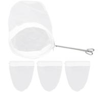 BETOOKY Sacchetti 5 in Riutilizzabili Cotone Filtro Tè per Caffè e Design Semplice e Prestazioni di Filtrazione Elevate, Set da Pezzi per Tisane e Infusi