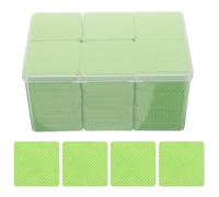 BETOOKY Salviette Assorbenti per Smalto 1080 Pezzi in Cotone Verde per Unghie e Colla per Ciglia, Super Assorbenti e Versatili, per Uso in Casa e Salone