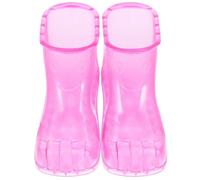 BETOOKY Scarpe da Bagno per Massaggio Termale in PVC Resistente e Anti-perdita Stivali Spa per Pediluvio Domestico e Viaggi Comode e Durevoli per Uso in Casa Hotel e Centri Benessere